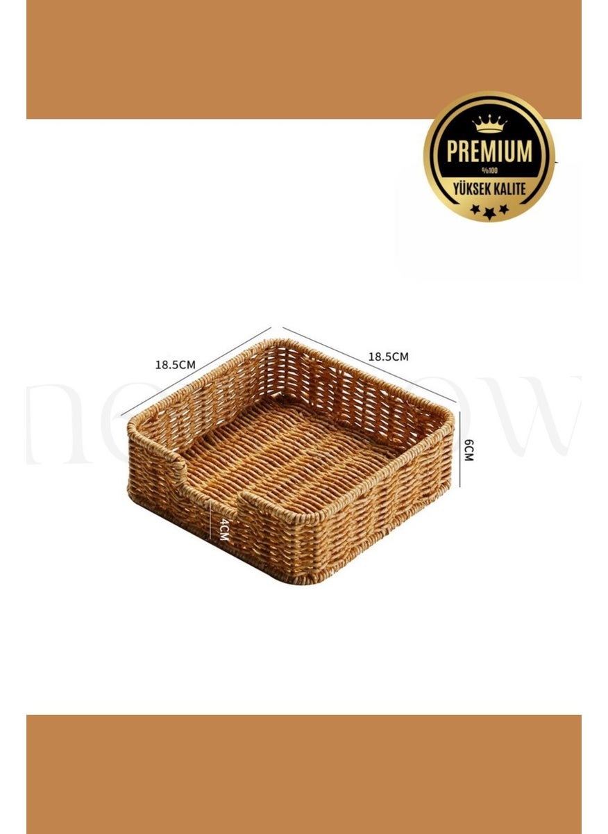 Brown Rattan Square Napkin Holder, Rattan Organizer Wicker 18 x 18 - pzsku/Z8B8345FA72CE3B4FFE8AZ/45/_/1730837788/828fc014-2cbc-46db-9be5-591f469a5575