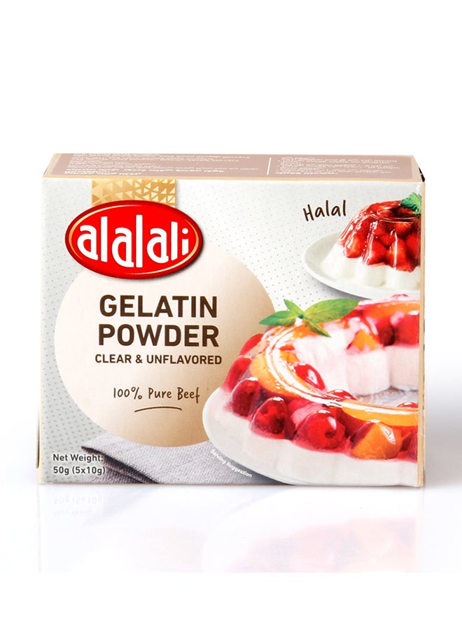 Al Alali مسحوق الجيلاتين الشفاف وغير المنكه - Image 1