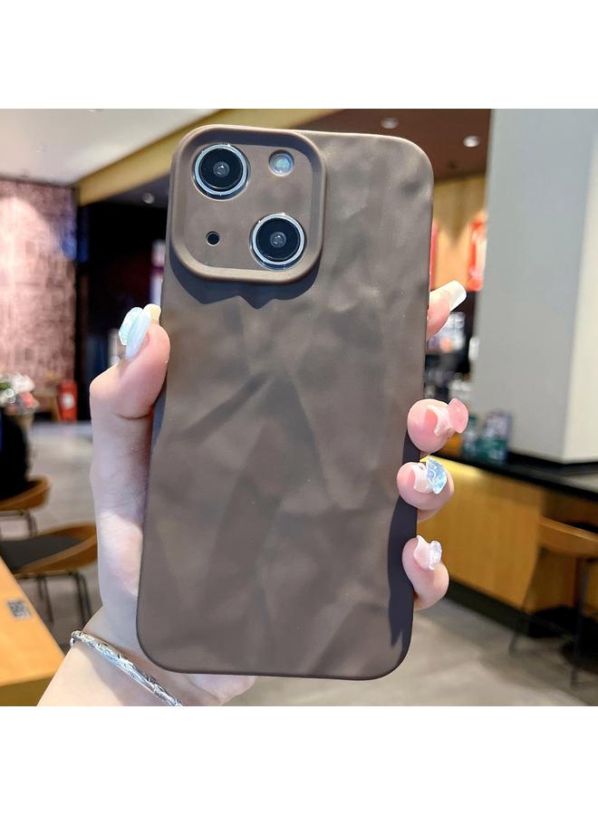 S-TOP Case For iPhone 15 Plus Frosted Wrinkles Texture TPU Phone Case - Image 1