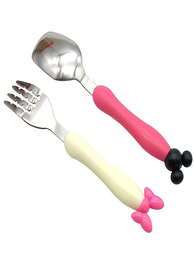 GARASANI Children Spoon Fork Set Baby Feeding Spoon Stainless Steel Kids Eating Utensils Toddler Baby Flatware Accessories - Image 3