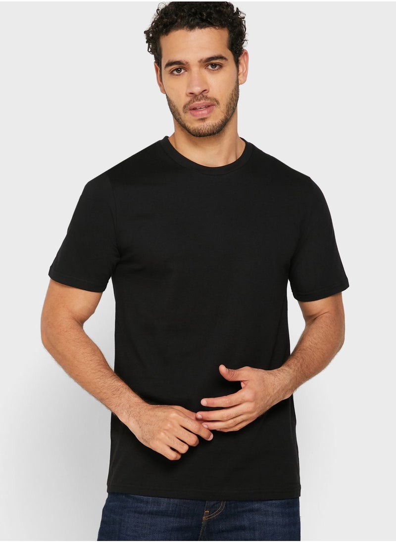 Seventy Five Basics 3 Pack Essential Crew Neck T-Shirts  - Image 3