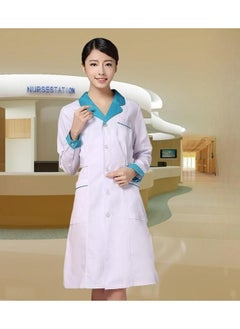 Gasin Long Sleeve Nurse White Thin Coat  - Image 1