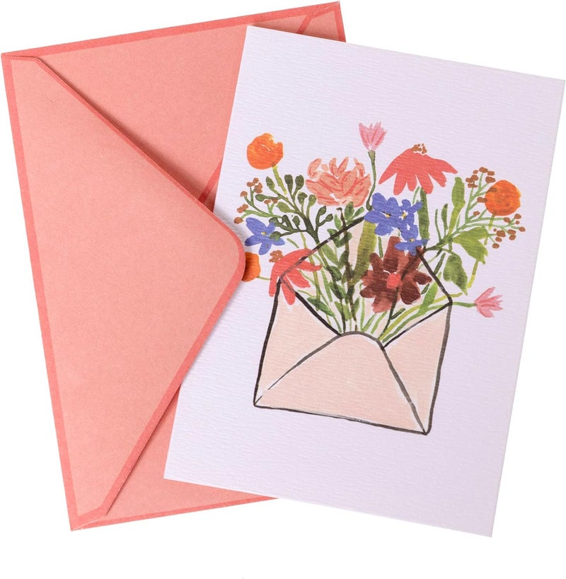 Graphique Flower Envelope Cards | Pack of 16 Cards with Envelopes | Blank Inside | All Occasion Greetings | Family and Friends | Boxed Set | 3.25" x 4.75" - Image 2