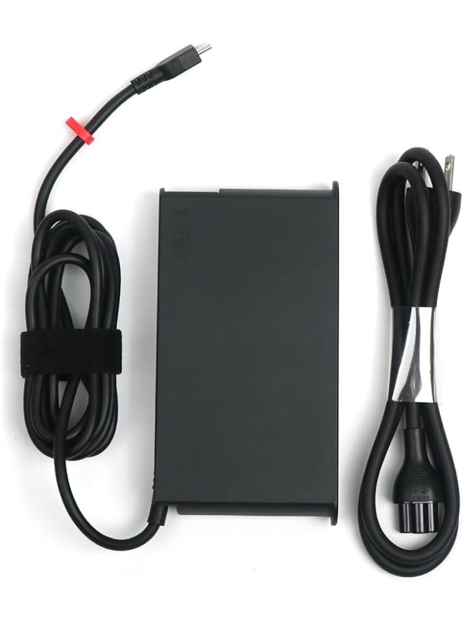 Terabyte Replacement for Lenovo 20V 6.75A 135W USB C AC Adapter for ThinkPad P16 Series-P16s G1, ThinkPad T16 Series-T16 G1, ThinkPad T16 Series-T16 G2, ThinkPad Z16 Series-Z16 AMD G1, 4X21H27800. - Image 1