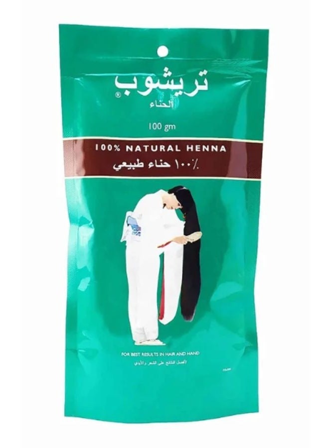 TRICHUP حناء تريتشوب الهندية 100% طبيعية ولا تحتوي على أي شوائب أو إضافات كيميائية