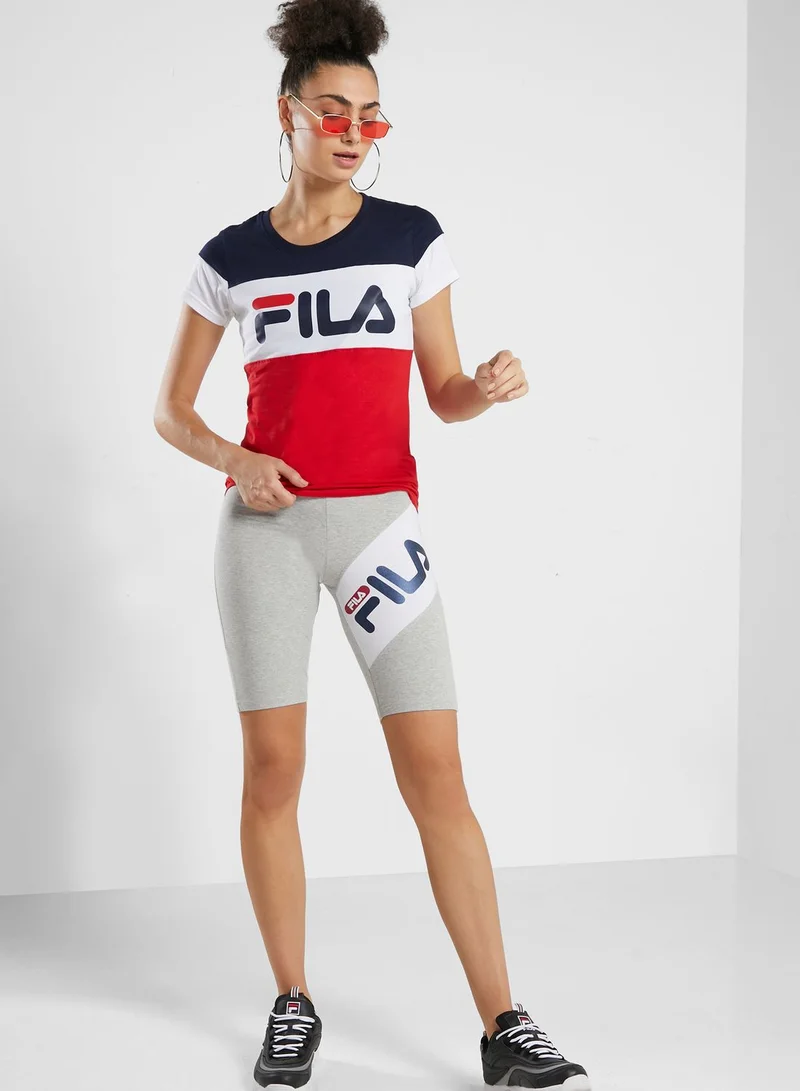 FILA Cut & Sew Logo T-Shirt