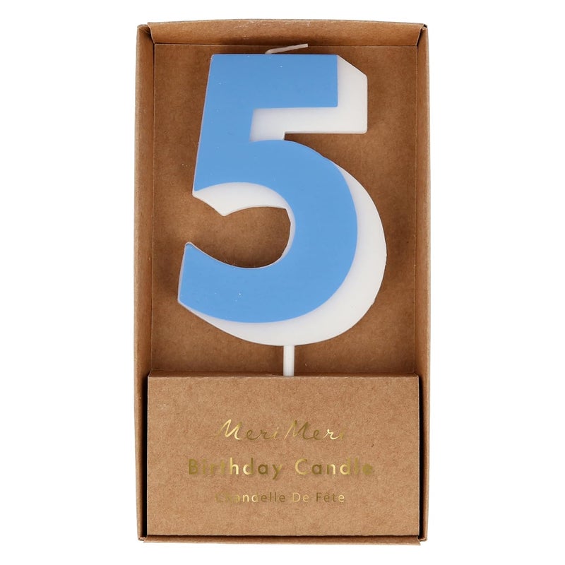 Meri Meri Meri Meri Number Candle 5 - Image 1