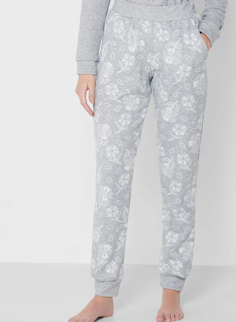 NAUTICA Embroidered Knitted Pyjama Set