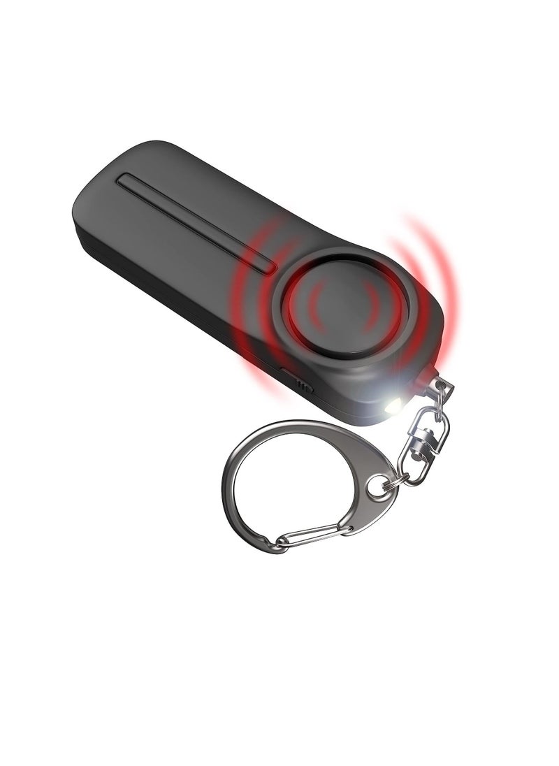 Y&D - Personal Alarm Safety Panic Alarm Keychain Emergency Self Defence 130 DB Loud Siren Protection Device With Led Light Simple Operation Reusable For Women Kids Elders - Image 1