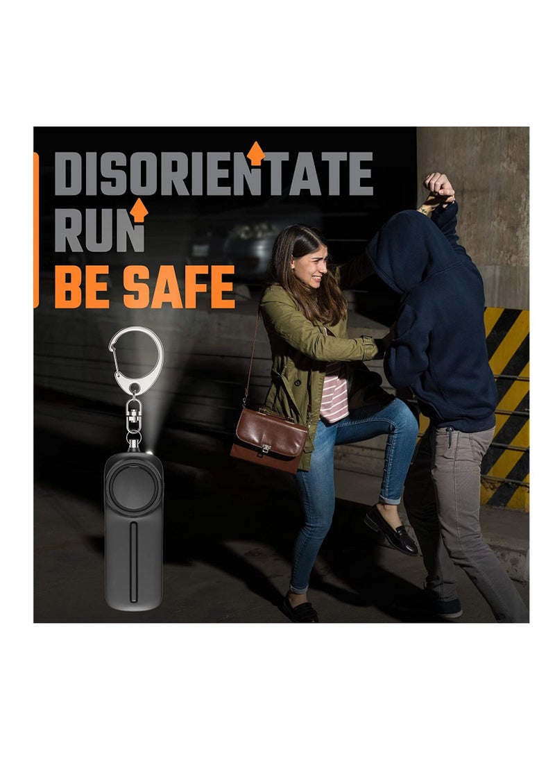 Y&D - Personal Alarm Safety Panic Alarm Keychain Emergency Self Defence 130 DB Loud Siren Protection Device With Led Light Simple Operation Reusable For Women Kids Elders - Image 1