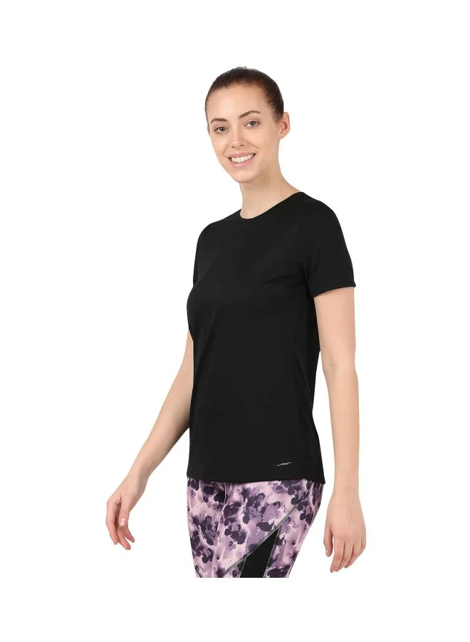 JOCKEY Jockey MW71 Women Microfiber Round Neck Relaxed Fit T Shirt with StayDry and StayFresh Treatment