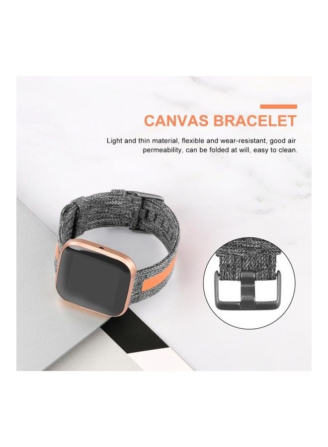 NIBEMINENT Replacement Strap Band for Fitbit Smartwatch Grey - Image 5