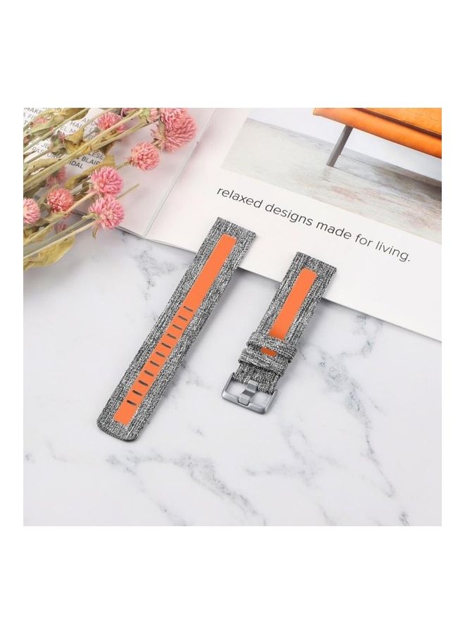 NIBEMINENT Replacement Strap Band for Fitbit Smartwatch Grey - Image 4