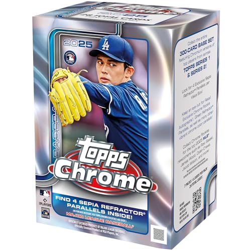 Topps 2025 Topps Chrome Baseball - Factory Sealed - Value Box - Image 1