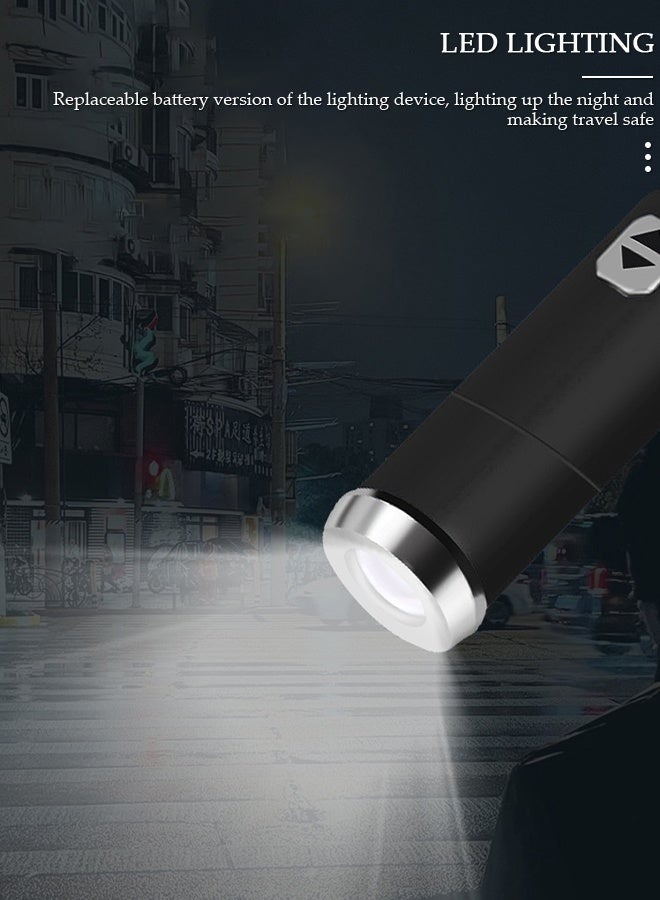 DUNISO Portable Windproof Folding Travel Umbrella With LED Flashlight Anti-UV Sun And Rain Umbrellas For Women And Men - Image 4