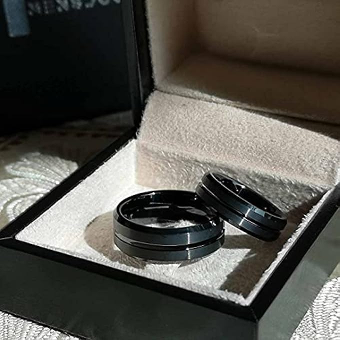 rayihni R204-11 Wedding Ring For Men, 11 Us/24 Local - Image 2