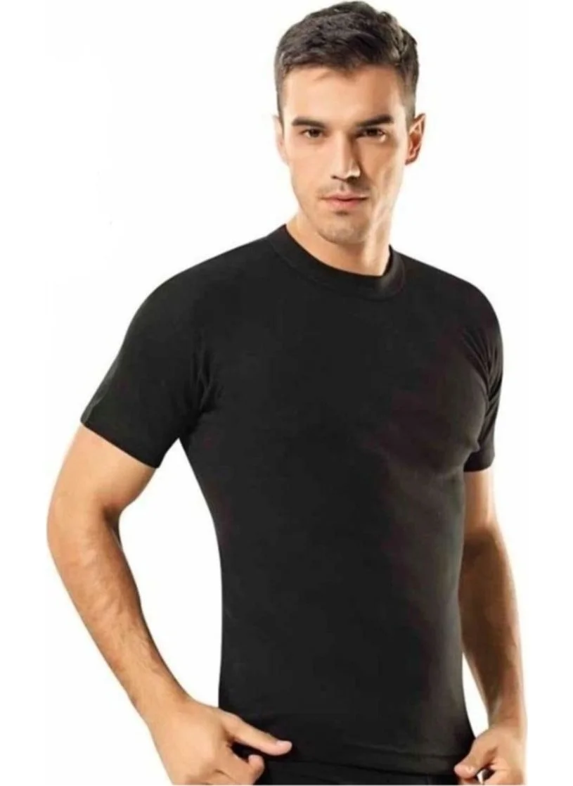 Tutku 6 Pieces Black Crew Neck Athlete