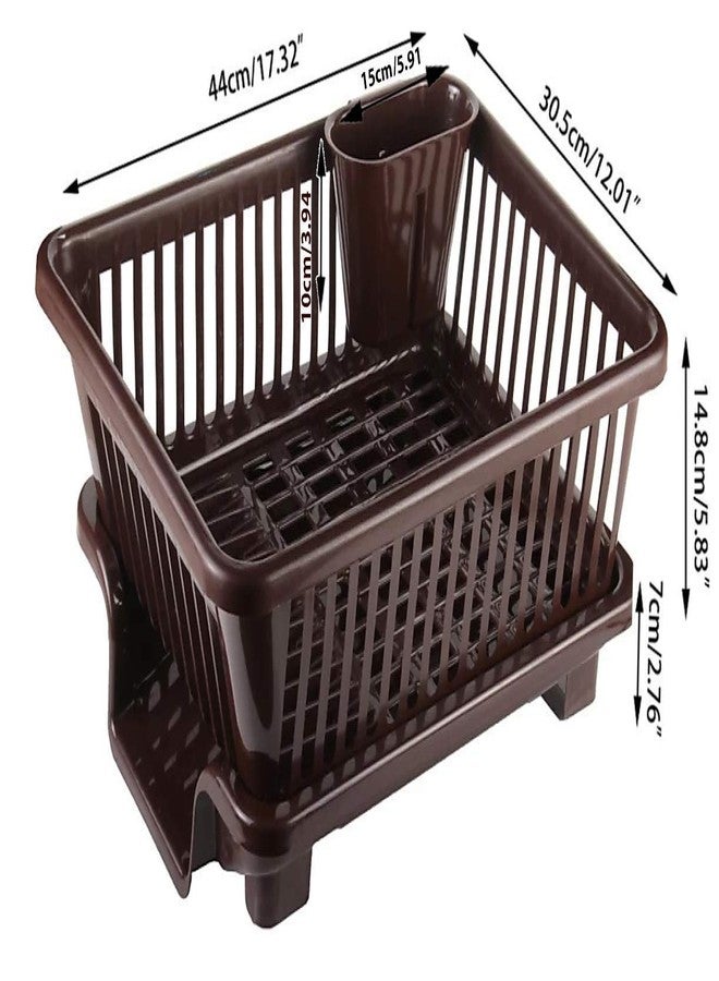 GION Popular Combo Kitchen Sink Organiser & 3 in 1 Kitchen Sink Dish Rack Drainer Drying Rack Washing Basket with Tray for Kitchen, Dish Rack Organizers - Image 2
