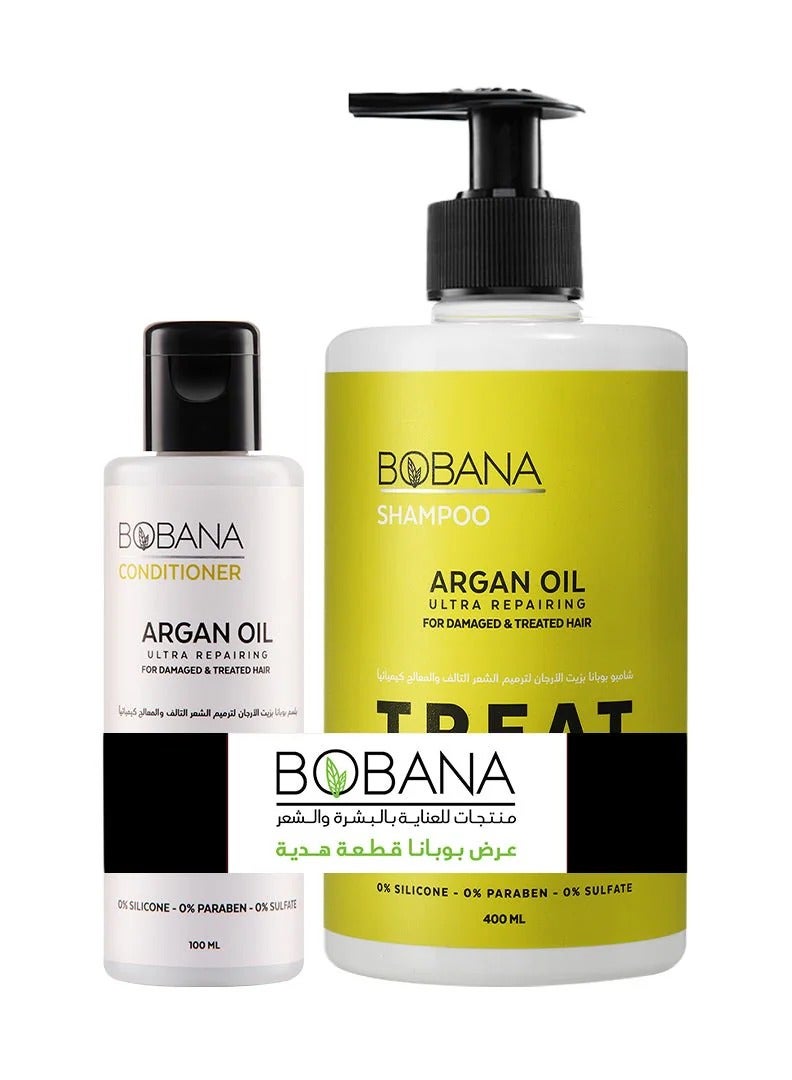 BOBANA Shampoo Argan Oil 400 ML + Conditioner Argan Oil 100 ML