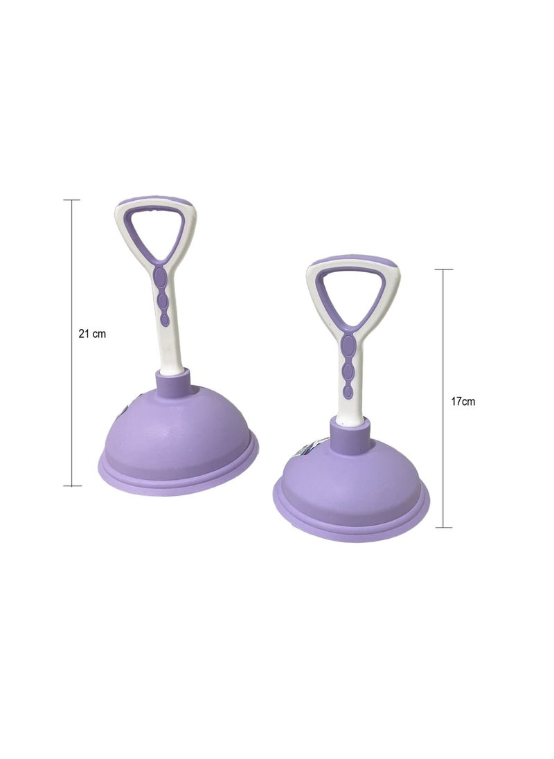 MAXQON 2 Piece Set Sink Plungers Two Sizes Premium Quality Plungers  - Image 2