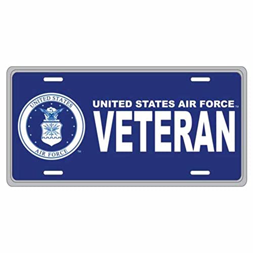 Honor Country US Air Force Veteran License Plate - Image 1