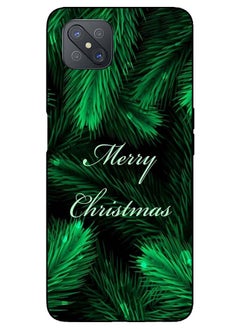 Service Zone Protective Printed Mobile Cover Merry Christmas And Happy New Year For Oppo A92S  - Image 1