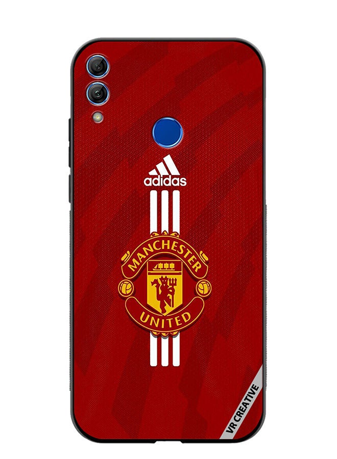Protective Case Cover For Honor 10 Lite Man United Design Multicolour