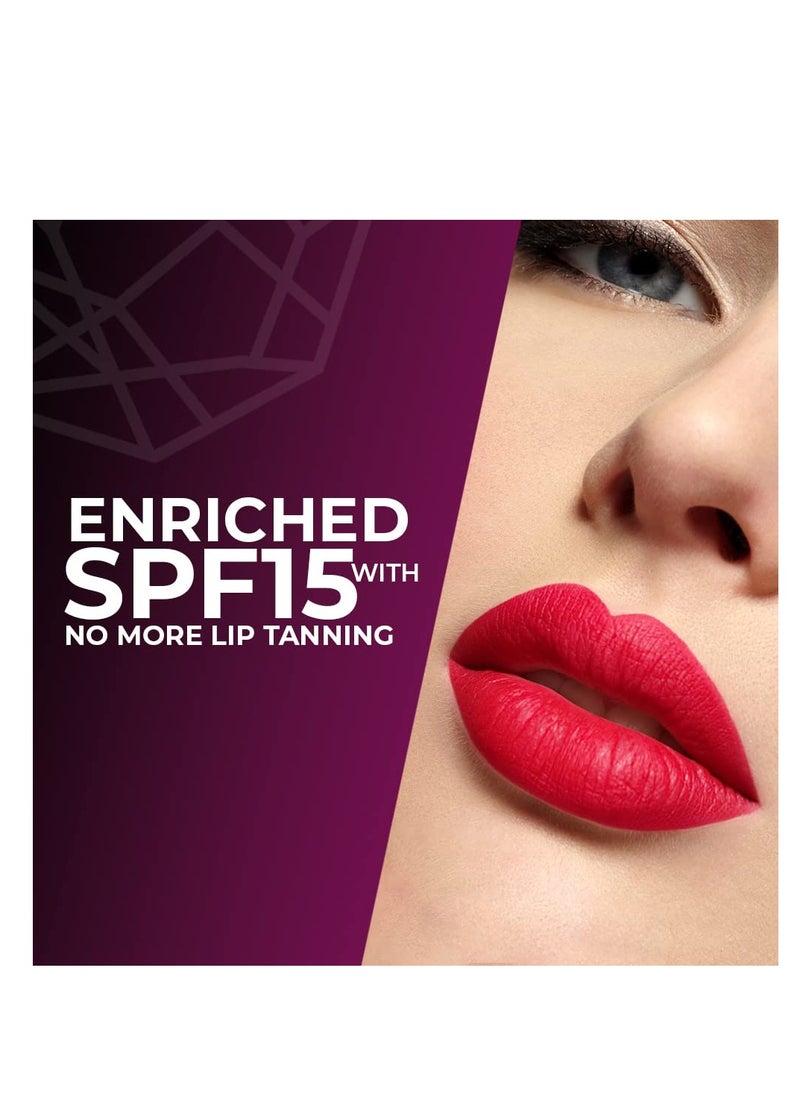 JUICE - Matte Lipstick with Goodness of Bio Retinol  Moisturising lock technology  SPF 15 Waterproof and  Long Lasting Brown M01 - Image 1