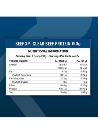 Beef XP Clear Protein Isolate - Blackcurrant - (150 g) - view 2
