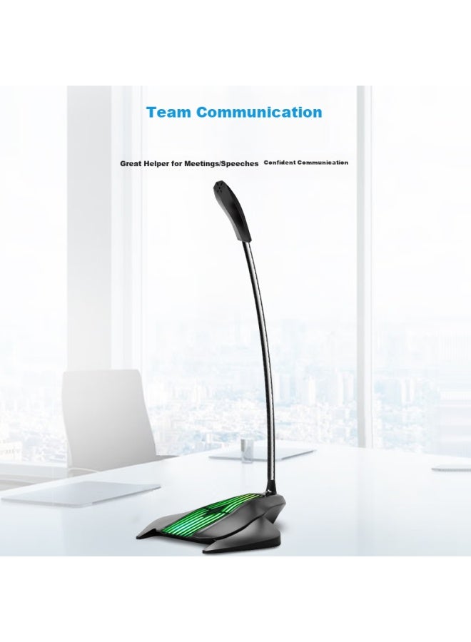 Sast Ok-63 Computer Microphone, Gaming Voice Desktop Conference Host Pubg, Compatible With Desktop And Laptop Computers, Condenser Microphone, Usb Version - Image 5