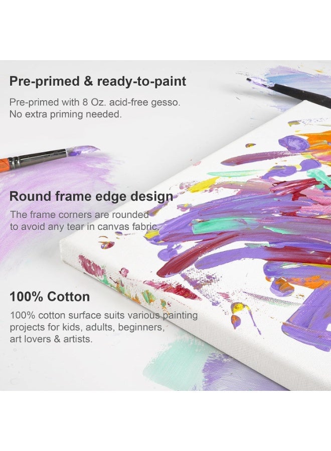 اي ار اس لوحة قماشية بيضاء فارغة من آرس®، مقاس 180 × 120 سم - ألواح فنية عالية الجودة مصنوعة من القطن الخالص 100%، مثالية للرسم، وصب الأكريليك، والرسم بالألوان الزيتية، سواءً كانت جافة أو رطبة. - Image 5