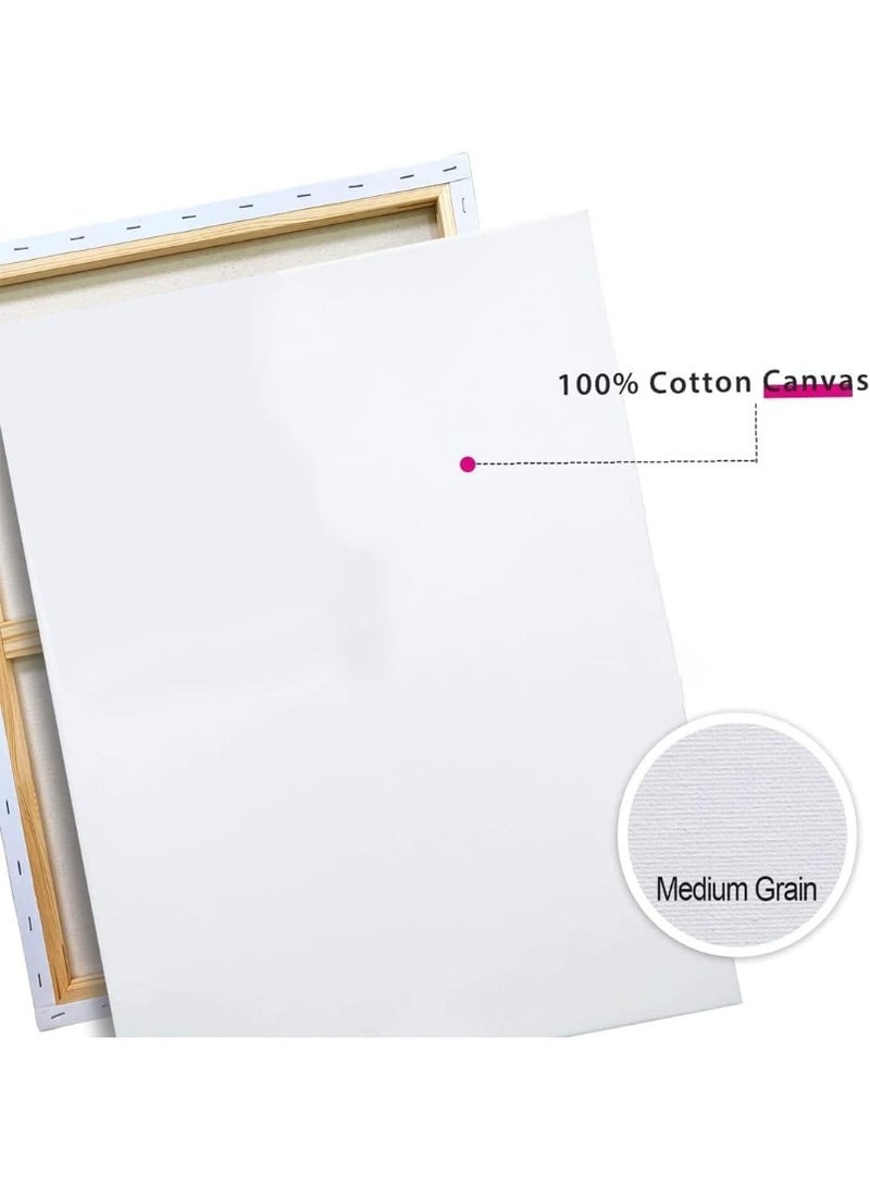 اي ار اس لوحة قماشية بيضاء فارغة من آرس®، مقاس 180 × 120 سم - ألواح فنية عالية الجودة مصنوعة من القطن الخالص 100%، مثالية للرسم، وصب الأكريليك، والرسم بالألوان الزيتية، سواءً كانت جافة أو رطبة. - Image 2