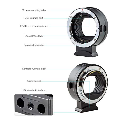 VILTROX EF-Z Lens Mount Adapter Ring Auto Focus Compatible with Canon EF/EF-S Lenses to Nikon Z6/Z7/Z50 Cameras (YAV7984404905445TY) - Image 2