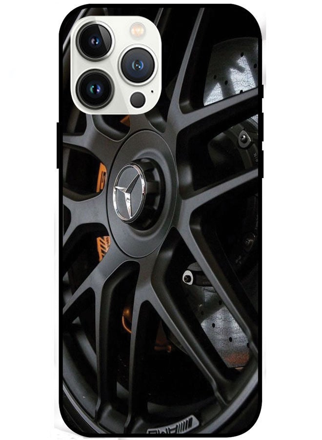 EYE CATCH Protective Case Cover For Apple iPhone 13 Pro Max Mercedes Wheel  - Image 1