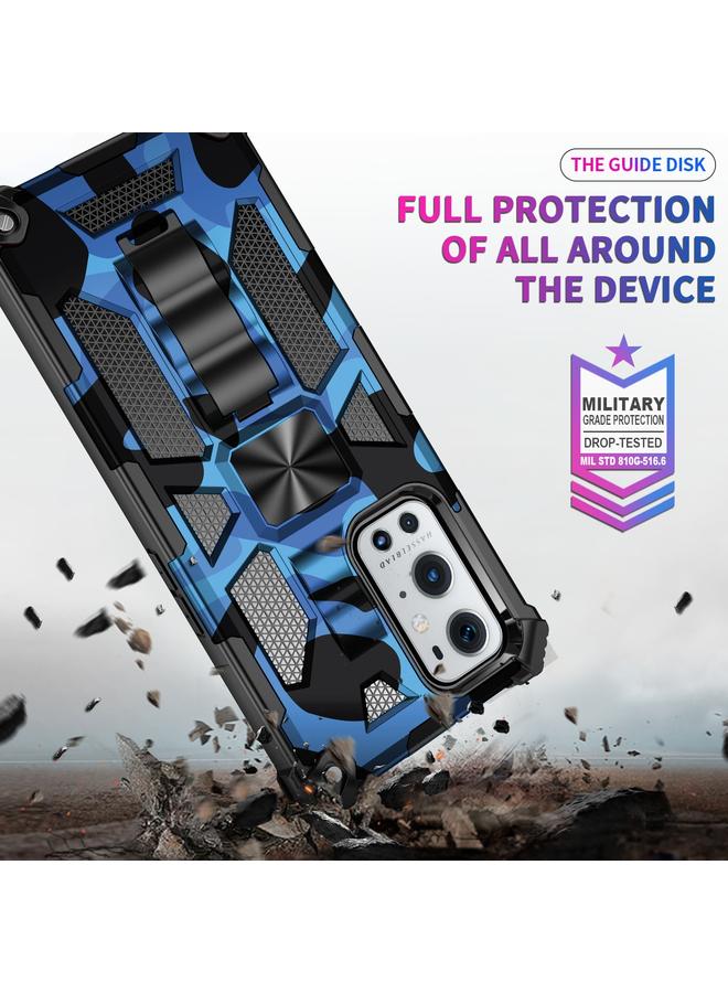 S-TOP Case For OPPO A74 / A93 5G Camouflage Armor Shockproof TPU + PC Magnetic Protective Case with Holder - Image 4