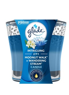 Glade Glade Candle Jar Air Freshener 2in1 Moonlit Walk & Wandering Stream 96 g 