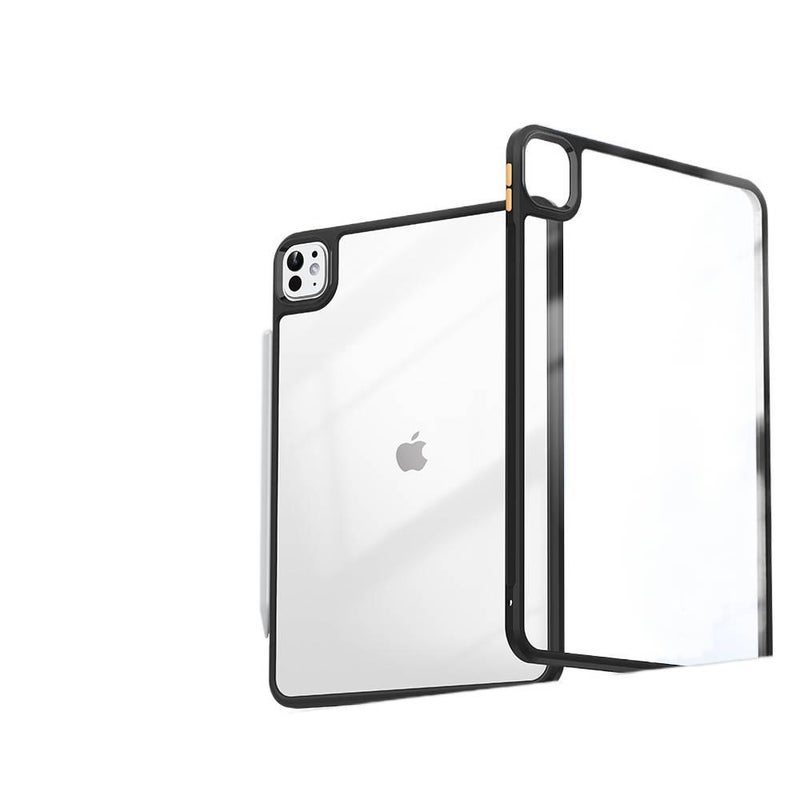 DGG حافظة آيباد شفافة بظهر واضح لجهاز iPad Pro 12.9 باللون أزرق بظهر شفاف باللون الأزرق - Image 2