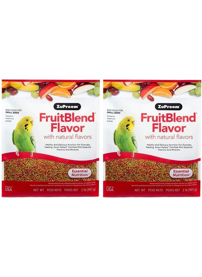 Fruitblend Flavor Pellets Bird Food For Small Birds, 2 Lb (2Pack)  Powerful Pellets Made In Usa, Naturally Flavored For Parakeets, Budgies, Parrotlets - pzsku/Z8B84A0F11BD4D5344A6DZ/45/_/1726219468/e412d6dd-0fea-4286-a9c4-e8377c1739b7