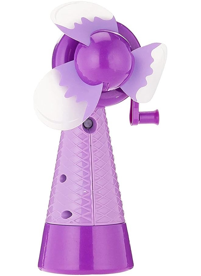 Koopman Ice Cream Shaped Hand Fan Purple K8719987004353 Prpl  - Image 1