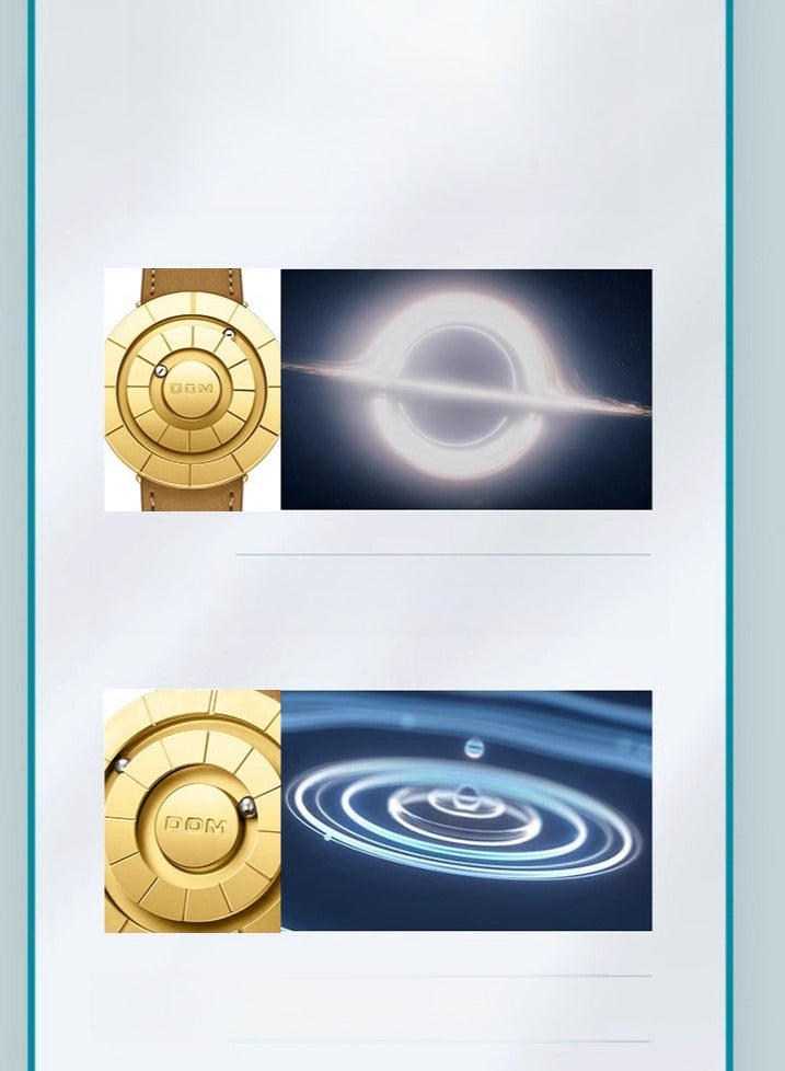 DOM Men's Waterproof Casual Watch - Image 4