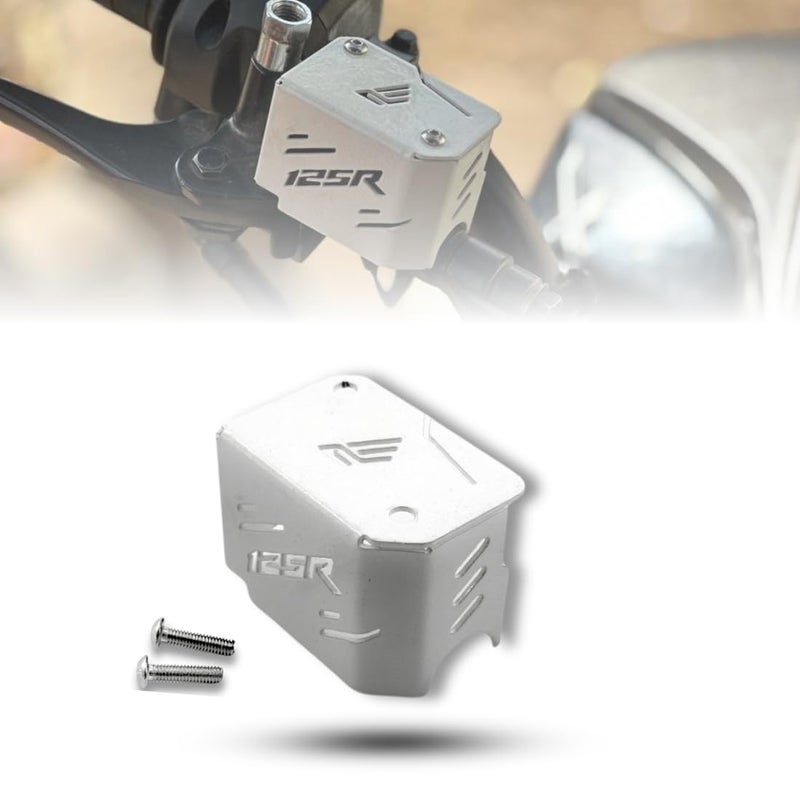 Phantom Front Master Cylinder Guard for Xtreme 125R Ver.2.0 | Reservoir Cover | Durable & Corrosion Resistant | Easy Installation (WHITE) - Image 1