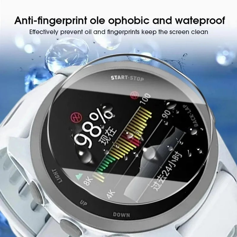 4-1Pcs Tempered Glass Screen Protector for Garmin Forerunner 170 Watch HD Clear Anti-scratch FIlm for Garmin Forerunner 70/170 - Image 3