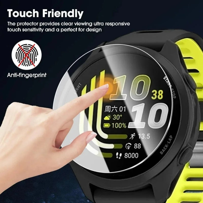 4-1Pcs Tempered Glass Screen Protector for Garmin Forerunner 170 Watch HD Clear Anti-scratch FIlm for Garmin Forerunner 70/170 - Image 5