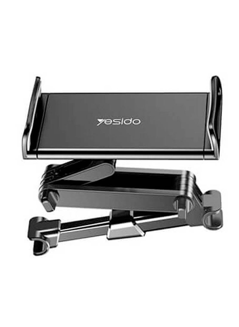 Yesido Car Tablet Headrest Mount, Back Seat Car Tablet Holder, 360 Degree, Tablets/iPhone 13/iPads/Smartphones  - Image 2