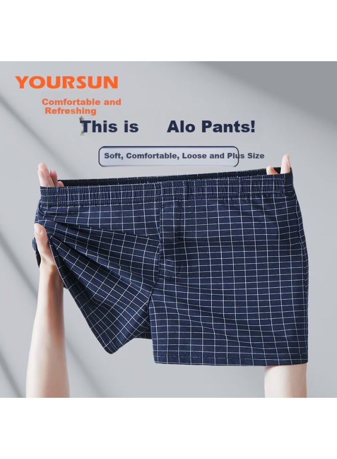 Your Sun Yiershuang Men's Underwear, Pure Cotton, Loose-fitting, Home Wear, Boxer Briefs, Shorts, Father's Day Gift For Dads - Image 1