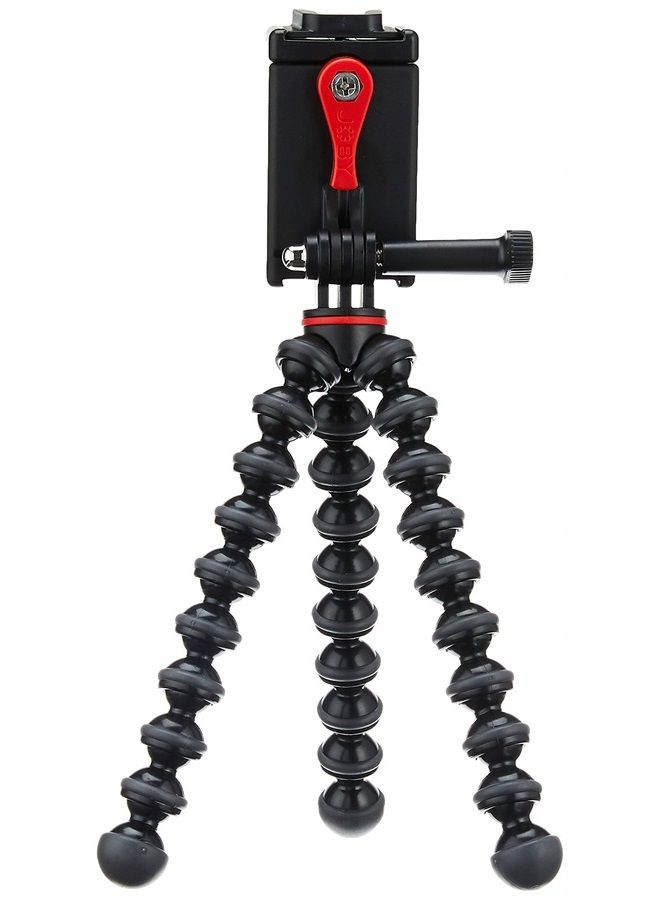 JOBY مجموعة حامل ثلاثي القوائم مرن للهواتف الذكية/كاميرات الحركة GripTight، أسود/فحم، 10 أوقية (JB01515) - Image 2