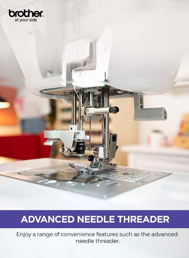 Brother Innov-is F420 Computerized Sewing & Quilting Machine – 180 Stitches, SFDS, LCD Display, Automatic Needle Threading & Thread Trimming  White color |Made in Vietnam F420 White - Image 5