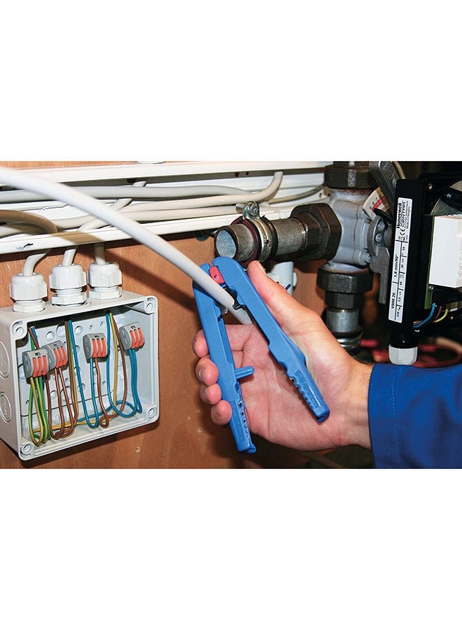 Weicon Multi-Stripper No. 400 | For stripping & dismantling cables & conductors | bluered | 155 mm - Image 5