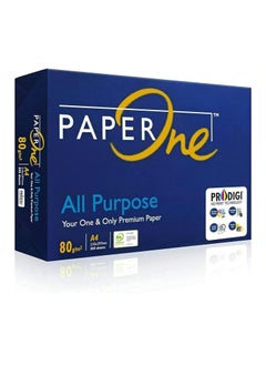 PaperOne All Purpose Premium Copy Paper, 80 GSM, A4 Size, 500 sheets ream  - Image 1