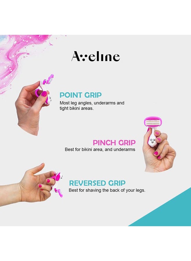 Aveline Smooth Women's Razor with 6-Blade Cartridge - Image 4